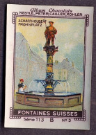 Nestlé - 113B - Fontaines Suisses, Swiss Fountains, Schweizer Brunnen - 3 - Schaffhouse Frohnplatz - Nestlé