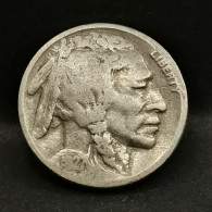 5 CENTS BUFFALO NICKEL 1927 USA ( BISON & TETE D'INDIEN ) - 1913-1938: Buffalo