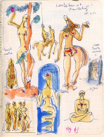 Cahier De 60 Dessins De Ruytchi Souzouki, Exceptionel - Drawings