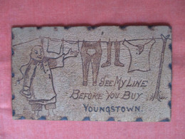 Leather Card.   See My Line Before You Buy.         Youngstown  Ohio      Ref 6364 - Other & Unclassified