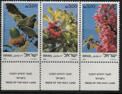 Israël 1981 Arbres De Terre Sainte- Trees Of The Holy Land MNH - Ungebraucht (mit Tabs)