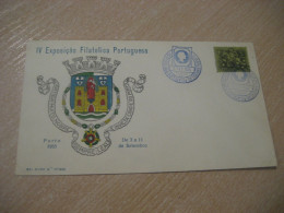 PORTO 1955 Expo Filatelica Coat Of Arms Heraldry Cancel Cover PORTUGAL - Cartas & Documentos