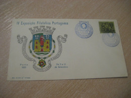 PORTO 1955 Expo Filatelica Coat Of Arms Heraldry Cancel Cover PORTUGAL GERMANY - Lettres & Documents