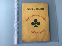 Buvard. PAPIER De TOILETTE - Le TRÉFFLE - Wash & Clean