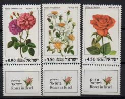 Israël 1981 Fleurs , Flowers   MNH - Unused Stamps (with Tabs)