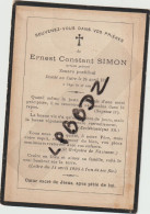 FAIRE PART DECES - MILITARIA - Ernest Constant SIMON - ZOUAVE PONTIFICAL - Artiste Peintre Orientaliste - Voir Descrip. - Obituary Notices