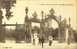 France (69) Rhône - Lyon - Parc De La Tête-d'Or - La Grille Monumentale - Altri & Non Classificati