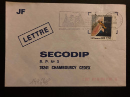 LETTRE TP YT 2508 LA COMMUNICATION GILLON 2,20 OBL.MEC.15-7 1988 01 BOURG EN BRESSE GARE AIN - Brieven En Documenten