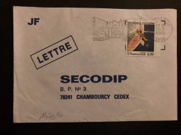 LETTRE TP YT 2508 LA COMMUNICATION GILLON 2,20 OBL.MEC.11-7 1988 81 BRASSAC TARN - Brieven En Documenten