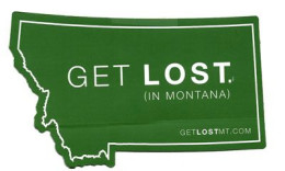 Get Lost In Montana !  Travelling In Montana, Une Carte - Other & Unclassified