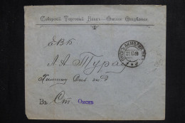 RUSSIE - Enveloppe Pour Omckt En 1908, Affranchissement Au Verso  - L 151087 - Brieven En Documenten