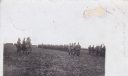 AK Foto Deutsche Soldaten Bei Parade - Feldpost Stab 26. Inf. Div. - 1917 (68407) - Oorlog 1914-18