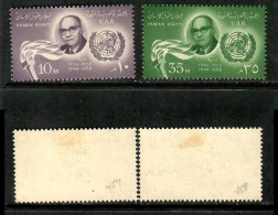 EGYPT    Scott # 457-8* MINT LH (CONDITION PER SCAN) (Stamp Scan # 1039-3) - Nuevos