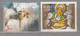 ESTONIA 2003 Christmas MNH(**) Mi 474-475 # Est353 - Estonia