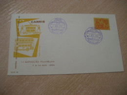 ALCANTARA Lisboa 1954 Carris Tram Tramway Wagon Railway Car Bus Expo Fil Cancel Cover PORTUGAL - Tram