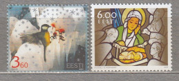 ESTONIA 2003 Christmas MNH(**) Mi 474-475 # Est353 - Navidad