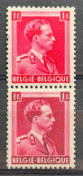 België, 1940, Nr 528, Kleurnuance Op Samenhangende Zegels, */**, Spectaculair! - 1931-1960