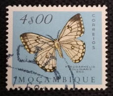 MOZPO0401U9 - Mozambique Butterflies - 4$00 Used Stamp - Mozambique - 1953 - Mozambique