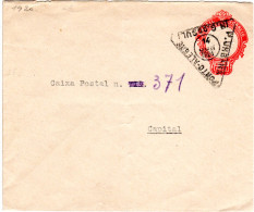 Brasilien 1924, P. Urbana Porto Alegre 3-Eck Stpl. Auf 200 R. Ganzsache Brief - Storia Postale