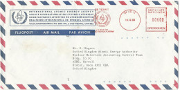 Österreich 1983, Freistpl. Atomic Energy Agency Auf Entspr. Vordruck Brief N. GB - Atom