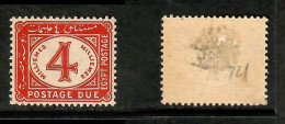 EGYPT    Scott # J 21* MINT HINGED (CONDITION PER SCAN) (Stamp Scan # 1039-8) - 1915-1921 Protectorat Britannique