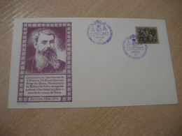 BARCELOS 1954 Antonio Barroso Missionario India Africa Religion Cancel Cover PORTUGAL - Cristianismo