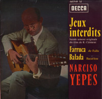 NARCISO YEPES - FR EP - JEUX INTERDITS (BO DU FILM) + 3 - Filmmuziek