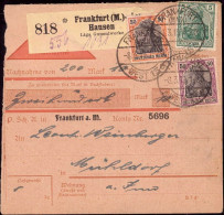 604038 | Inflation, Paketkarte, Nr. Zettel Mit Eindruck Liga Gummiwerke, Gummi Frankfurt | Hausen (W 6000) - Lettres & Documents