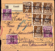 604032 | Bayern Abschied, Dekorative Paketkarte,  | Kronach (W - 8640), -, - - Lettres & Documents