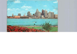 Detroit River Skyline, View On The City, 15 Avril 1968, Timbre US 13 - Detroit