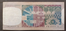 BANKNOTE ITALIA 50000 LIRE 1977 FB - G BAFFI STEVANI - 5000 Liras