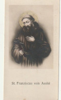 St. FRANZISCUS VON ASSISI RETRO BIANCO - Devotion Images