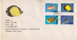 Ethiopia FDC From 1991 - Fishes