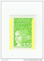 Luquet 3fr50 Vert Jaune YT 3092b Avec Deux Bandes Phospho. Pas Courant, Voir Scan. Cote YT : 5 €, Maury N° 3077b : 5 €. - Unused Stamps