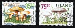 1999 Mushrooms Michel IS 915 - 916 Stamp Number IS 881 - 882 Yvert Et Tellier IS 868 - 869 Used - Gebruikt