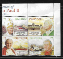 Philippines 2011 Pope John Paul II Block MNH - Philippines