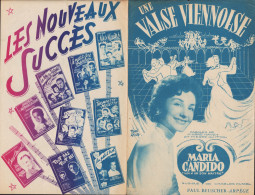 MARIA CANDIDO - UNE VALSE VIENNOISE - Partitions Musicales Anciennes