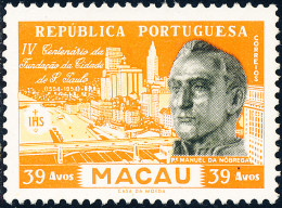 Macau - 1954 - S.Paulo / Brasil - Manuel Da Nóbrega - MNG - Ungebraucht