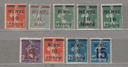 MEMEL 1921-1922 Mint(*) Stamps # Lt673 - Memel (Klaïpeda) 1923