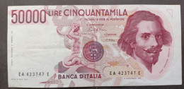 BANKNOTE ITALIA 50000 LIRE 1984 EA - E CIAMPI STEVANI - Biglietti Gia Consorziale