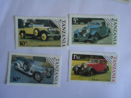 TANZANIA SET  MNH 4  STAMPS    CARS - Cars