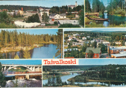 Finland Postcard Sent To Sweden Taivalkoski 23-7-1975 (Taivalkoski) - Danemark