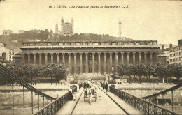 France (69) Rhône - Lyon - Le Palais De Justice Et Fourvière - Andere & Zonder Classificatie