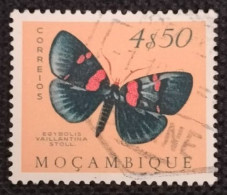 MOZPO0402U4 - Mozambique Butterflies - 4$50 Used Stamp - Mozambique - 1953 - Mozambique