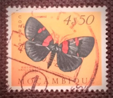 MOZPO0402U5 - Mozambique Butterflies - 4$50 Used Stamp - Mozambique - 1953 - Mozambique