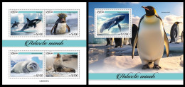 Liberia  2023 Antarctic Animals. Pemguins. (437) OFFICIAL ISSUE - Pingueinos