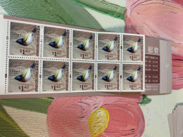 Hong Kong Booklet Sunbird MNH Birds Booklet 2006 Definitive Stamps - Covers & Documents