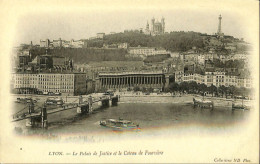France (69) Rhône - Lyon - Le Palais De Justice Et Le Coteau De Fourvière - Altri & Non Classificati