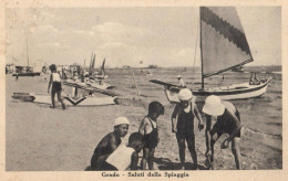 GRADO - SALUTI  DALLA SPIAGGIA - 1943 - Gorizia