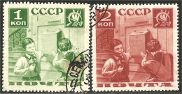 772 Russie 1936 Pionniers Pioneer Mailbox Boite Lettre (RUC-436) - Poste